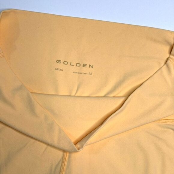 Aritzia Yellow Bike Shorts - Picture 4 of 4